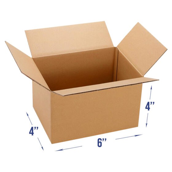 6x4x4 Small Corrugated Box - Total Box & Supply